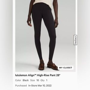 28 inch lululemon align leggings